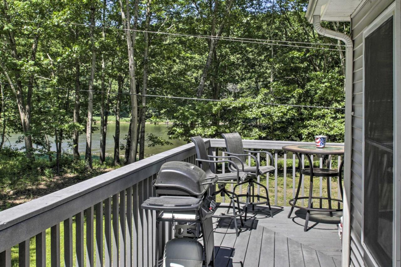 Spacious Home With Deck, Grill And Delaware River View Callicoon Eksteriør billede